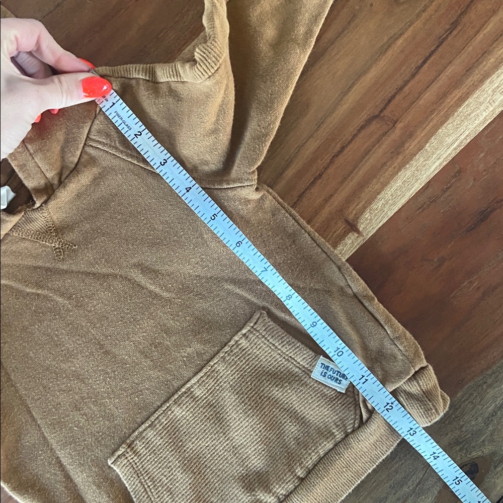 H&M baby boy khaki sweat suit pants and hoodie sweatshirt set 18 months - Picture 11 of 15